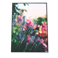 【A3サイズ（約30×42cm）】【fg-poster-322】アートプリント ポスター インテリア アート はな 花 ラベンダー むらさき かわいい 植物 自然 ボタニカル 北欧 韓国 カフェ風 フラワー 収納