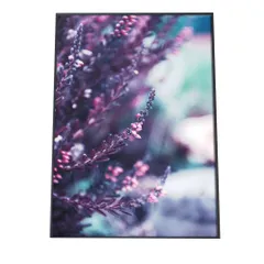 【A4サイズ（約21x30cm）】【fg-poster-323】アートプリント ポスター インテリア フォト はな 花 ラベンダー むらさき かわいい 植物 自然 ボタニカル 北欧 韓国 カフェ風 フラワー デコレーション