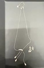 SWAROVSKI ネックレス&ピアスセット