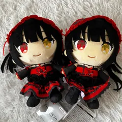 時崎狂三 ココぎゅっと！ぬいぐるみ デート・ ア・ライブIV 2点セット タグ付き 美品 2R