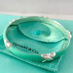 ティファニー 925 ツイスト ブレスレット バングル 33.5g 希少 美品 