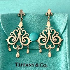ティファニー 希少 リボン スイング ピアス シルバー 925 SM2S92e
