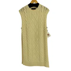 シップス SHIPS ケーブルロングニットベスト レディース 表記無 