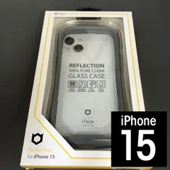iFace グレー iPhone15  スマホケース 9046