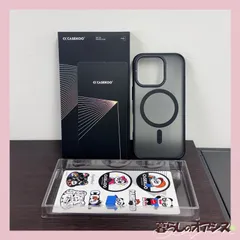 【新品】CASEKOO iPhone16 Proケース 透明ブラック MagSafe対応