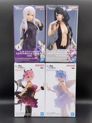 送料込み 新品未開封 リゼロ フィギュア 5種セット リゼロ フィギュア5体セットGLITTER&GLAMOURSぬいぐるみRe：ゼロ