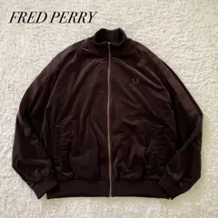 極美品！FRED PERRYフレッドペリー ベロア トラックジャケット サイドライン　サイズM