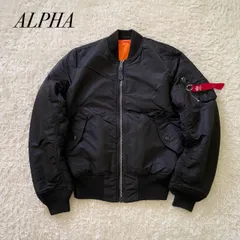 極美品！ALPHA アルファMA-1 リバーシブル　短丈　ブラック　サイズS