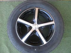中古】 送料込み 社外アルミホイール 155/65R14 ラヂアルタイヤ4本SET