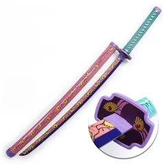 鬼滅の刃 日輪刀 黒死牟 コスプレ道具 モチーフ武器 cospaly 装備品 剣 道具 コスプレ用 学園祭 撮影 誕生日プレゼント104cm