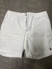 ポロラルフローレン 白 ハーフパンツ