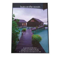 【B3サイズ（約36x51cm）】【fg-poster-45】アートプリント ポスター インテリア フォト モダン シンプル お洒落 しずく 雨 水 水滴 朝露 自然 ナチュラル 森 ジャングル ボタニカル 葉 緑 グリーン 植物 海 水 縦