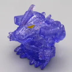 【中古】トレーディングフィギュア 3式機龍 重武装型 エヴァ初号機イメージカラー(クリアパープル＆ラメ) 「ゴジラ対エヴァンゲリオン ミニソフビクロニクル」