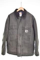 カーハート Carhartt MEXICO製 C28 DUCK WORK JACKET traditional トラディショナル C28  ジャケット グリーン Lサイズ 103MT-3532