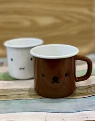 ミッフィー＆ボリス　ホーローマグセット　フェイス7cm　MFF-7MG