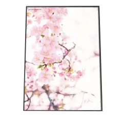 【A0サイズ（約84x119cm）】【fg-poster-526】アートプリント ポスター インテリア サクラ 梅 ウメ 花 フラワー ピンク 木 ガーデニング 北欧 ガーリー 縦