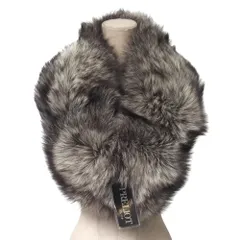 ■未使用品■SAGA FOX サガ フォックス ストール シルバーフォックス ファー マフラー ショール ティペット 毛皮 20251208/RA6836