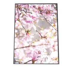 【B4サイズ（約25x36cm）】【fg-poster-537】アートプリント ポスター インテリア サクラ 桜 花 フラワー 絵画 植物 ボタニカル グリーン 縦