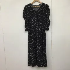 OLIVE des OLIVE オリーブデオリーブ ワンピース ロングスカート 半袖ロングワンピース フレアスカート ウエスト切り替え パフスリーブのサムネイル