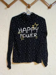 ヴィンテージ 星 タートルネック 長袖 Tシャツ