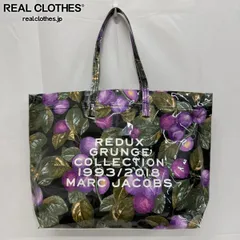 【未使用】MARC JACOBS/マークジェイコブス  REDUX GRUNGE FRUIT TOTE/リダックス グランジ フルーツ トート/パープルマルチ