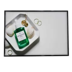 【A2サイズ（約42x59cm）】【fg-poster-67】アートプリント ポスター インテリア フォト モダン シンプル お洒落 アクセサリー ドレッサー 貝 マーメイド 白 ホワイト 緑 グリーン 西海岸 北欧