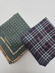 【used品】美品！Burberrys メンズハンカチ セット