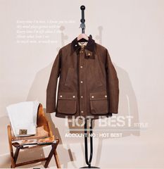 1.3mmヌバック牛革】復刻英国ASHBY式 ハンティングジャケット オリーブ 