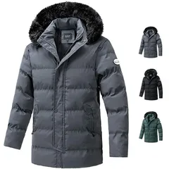 中綿ジャケット メンズ キルティングジャケット 裏起毛 ジャンパー 秋 秋物 アウター 厚手 防寒着 フード取り外し可