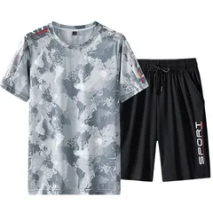 メンズ セットアップ 上下セット 夏 半袖 Tシャツ スウェット上下セット 冷感 涼しい ルームウェア 部屋着