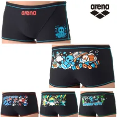 arena アリーナ AS6SWM11B ボーイズ タフスーツ ジュニアサイズ アリーナくん 練習用水着 ショートレッグ 水泳 競泳 トレーニング水着 男の子 ジュニア
