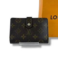 ルイヴィトン　LOUIS VUITTON ポルトフォイユ　ヴィエノワ　二つ折り財布　ブラウン　モノグラムレザー　M61663