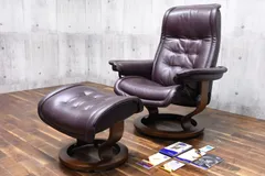 エコーネス ロイヤル Lサイズ 1Pソファ ヴィンテージ オットマン付き エコーネス EKORNES / Norway ストレスレス ロイヤル(Lサイズ) チェア
