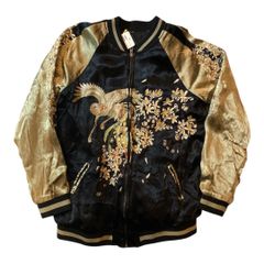 SATIN SHORT SOUVENIR JACKET サテンショートスカジャン - メルカリ
