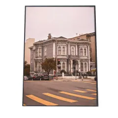 【B2サイズ（約51x73cm）】【fg-poster-865】アートプリント ポスター インテリア 街並み シティ レトロ セピア 風景 海外 旅行 縦