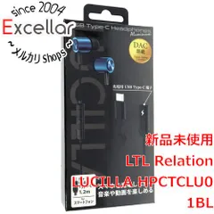 [bn:12] LUCILLA　Type-Cイヤホン　HPCTCLU01BL　ブルー