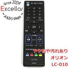 [bn:6] ORION　テレビ用リモコン　LC-010　電池カバーなしのサムネイル