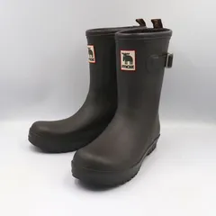 moz モズ  MZ8418 レディース  ロング  レインブーツ ブラウン 新品 雪 防水