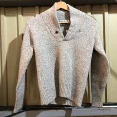 1095 L.L.Bean セーター グレー M エルエルビーン ニット ウール 無地 古着卸 アメリカ仕入