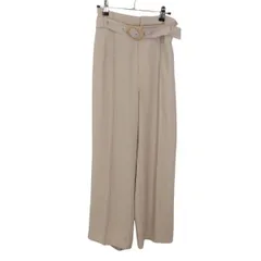 PROPORTION BODY DRESSING プロポーションボディドレッシング センタータックパンツ ベージュ Mサイズ 〇□