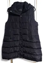 黒色 ダウン ベスト