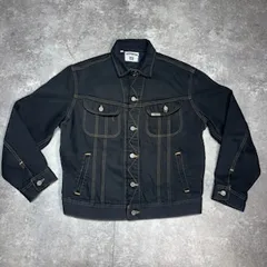 Lee リー 90's AUTHENTIC JACKET ブラックコットンジャケット イエローステッチ ブラック コットン アメリカ製