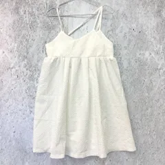 mily bilet ミウィ ビレット エンボス ジャガード レイヤード キャミ ミニ ワンピ ホワイト XLサイズ □〇