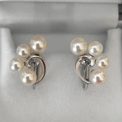 435【ティファニー】シルバー パール バイザヤード 14珠 付属品付き