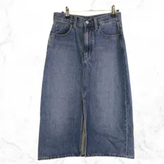 UNIQLO ユニクロ デニムスカート ダークブルー サイズ10 □□