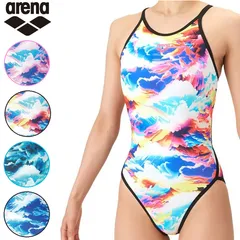 arena  練習用水着 レディース AS6SWM16L タフスーツ ワンピース オープンバック アリーナ 水泳