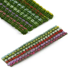JP Number ジオラマ 花 6色6本セット 草 花壇 花畑 箱庭 ミニチュア 鉄道模型 材料 (7mmx20cm)