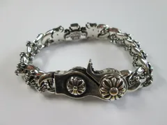 ブレスレット バングル シルバー チェーン クロス フラワー 十字架 ワイルド ヴィンテージ風 韓国