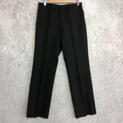 COMME CA ISM コムサイズム センター プレス スラックス ブラック XSサイズ □□