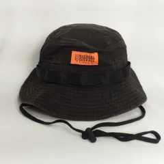 UNIVERSAL OVERALL ユニバーサルオーバオール　バケットハット　バケハ　黒　□□